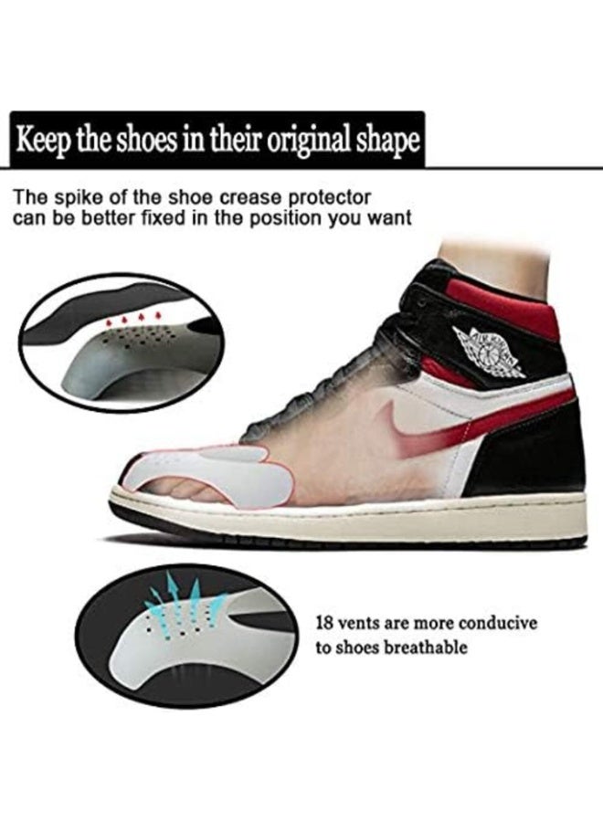 PTTIMFFM 6 Pairs Shoes Crease Protectors, Anti-Crease Toe Box Guards for Sneakers, Prevent Creasing for Men & Women - Image 3